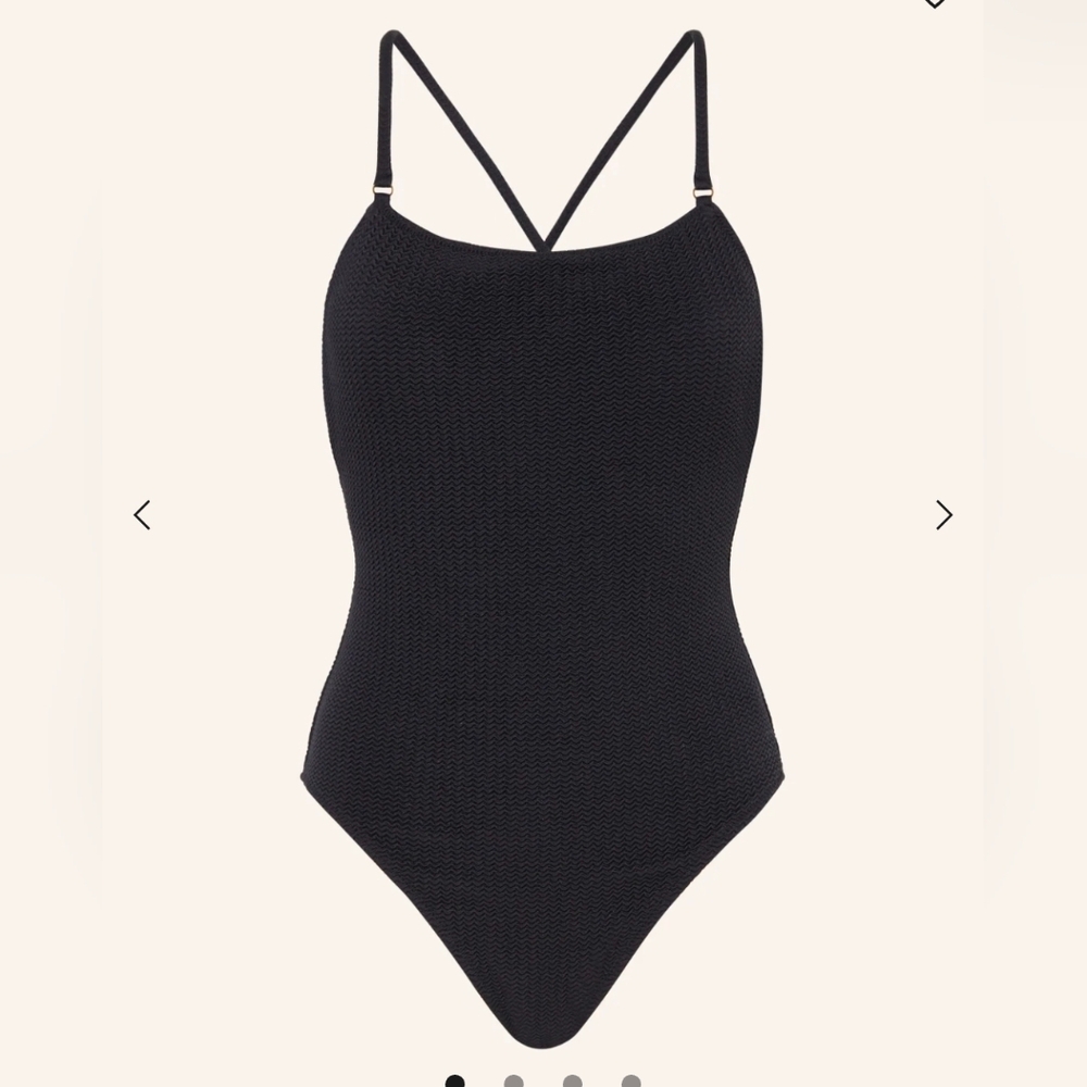 Nwot Seafolly Sea Dive Black Women‎ Swim One Piece Size 6